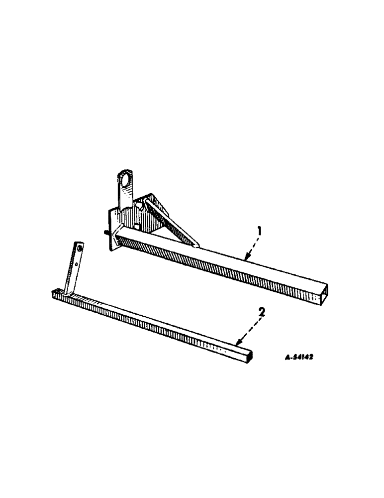 Схема запчастей Case IH 266 - (R-02) - FRAME AND ROCKSHAFT 