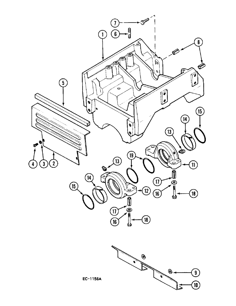 Схема запчастей Case IH 248 - (9-934) - BOLSTER, 4 WHEEL DRIVE, 258, 485, 585 (06) - POWER TRAIN
