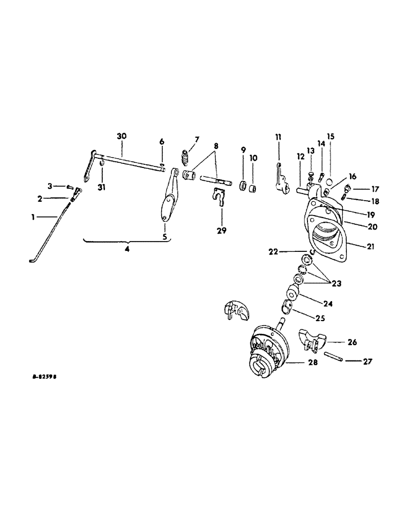 Схема запчастей Case IH 154 - (12-13) - POWER, C-60 ENGINE, GOVERNOR AND CONNECTIONS Power