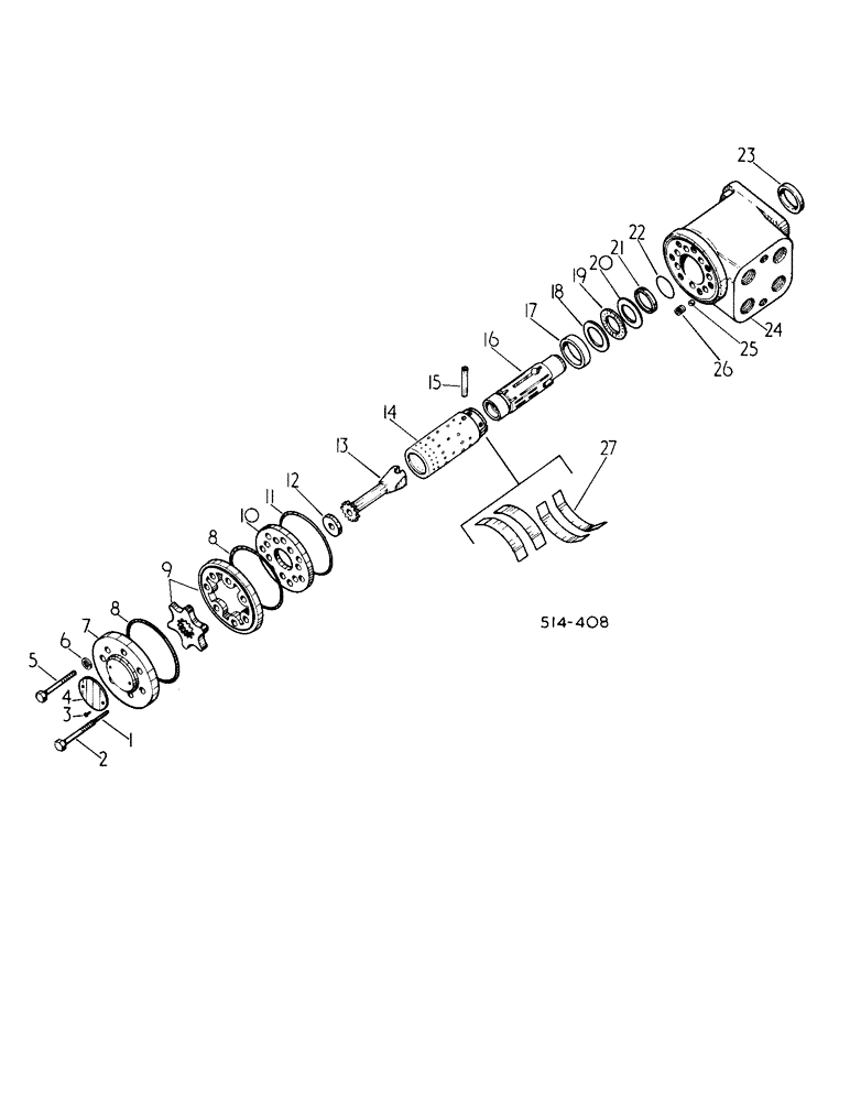 Схема запчастей Case IH 484 - (10-20) - HYDRAULICS, INTEGRAL HYDROSTATIC POWER STEERING VALVE (07) - HYDRAULICS