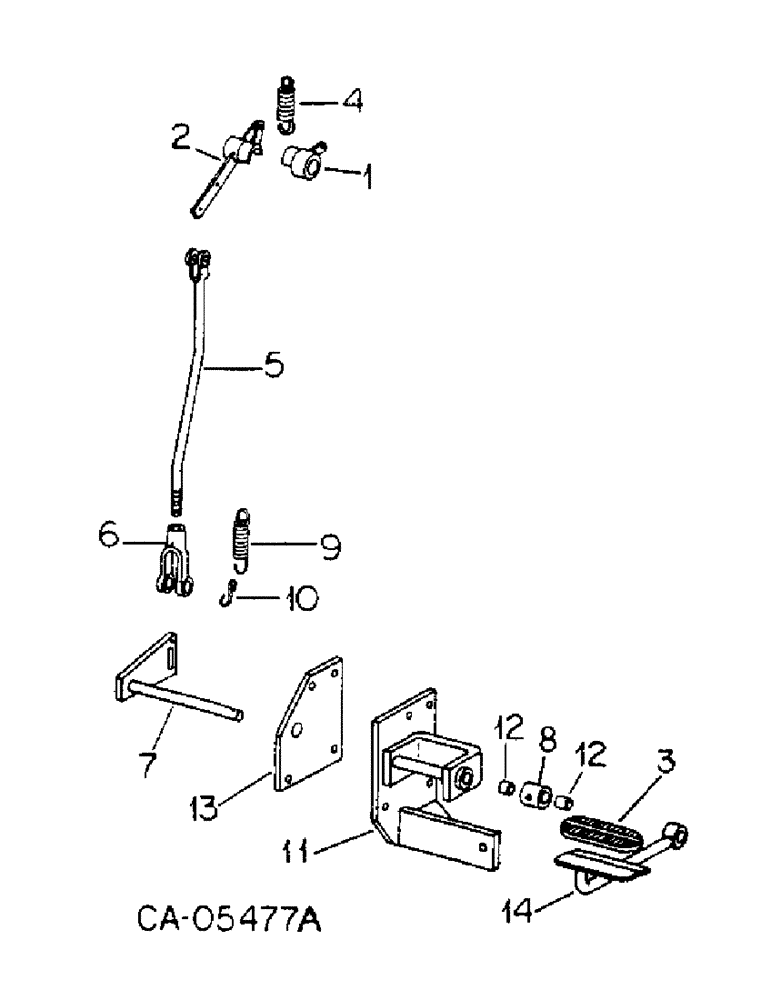 Схема запчастей Case IH 4786 - (12-6) - POWER, DECELERATOR Power