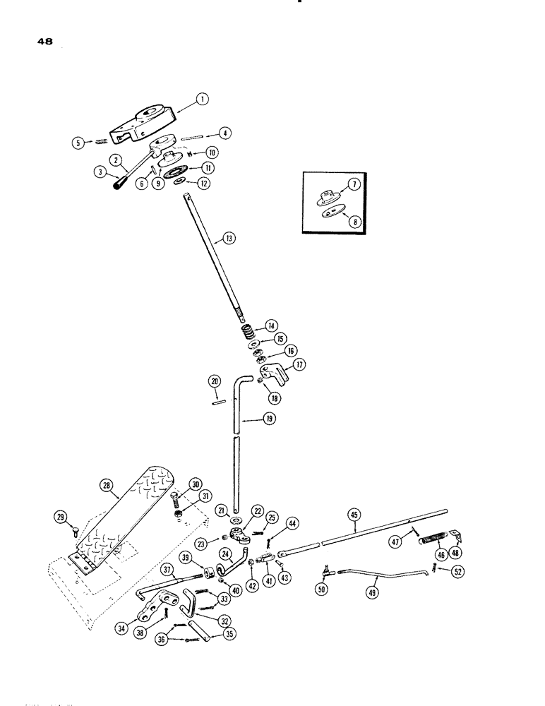 Схема запчастей Case IH 930-SERIES - (048) - THROTTLE AND CONTROLS, (401) DIESEL ENGINE (03) - FUEL SYSTEM