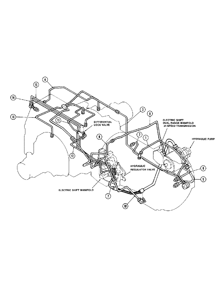 Схема запчастей Case IH 2394 - (1-10) - PICTORIAL INDEX, MAIN HYDRAULICS (00) - PICTORIAL INDEX