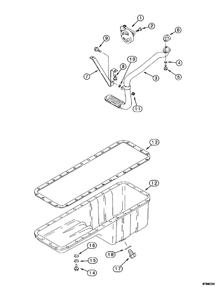 Схема запчастей Case IH MX240 - (2-066) - OIL PUMP AND OIL PAN, MX240, MX270, 6TAA-8304 EMISSIONS CERTIFIED ENGINE (02) - ENGINE
