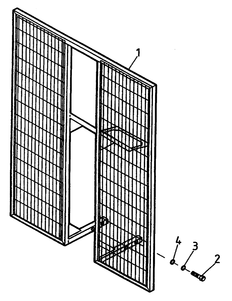 Схема запчастей Case IH 7700 - (A01-04) - FRONT GUARDS Mainframe & Functioning Components