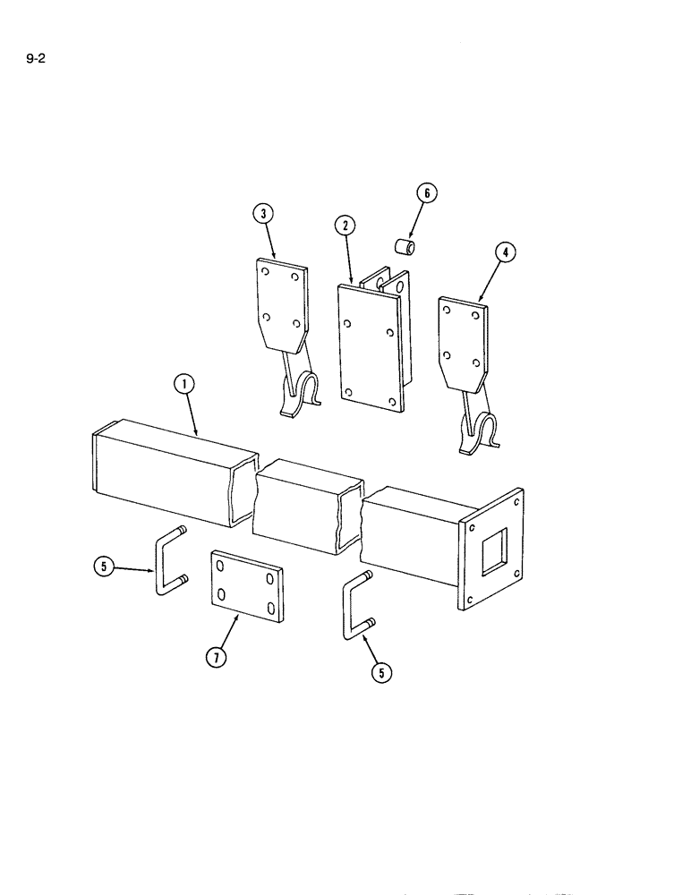Схема запчастей Case IH 146 - (9-02) - FRAME 