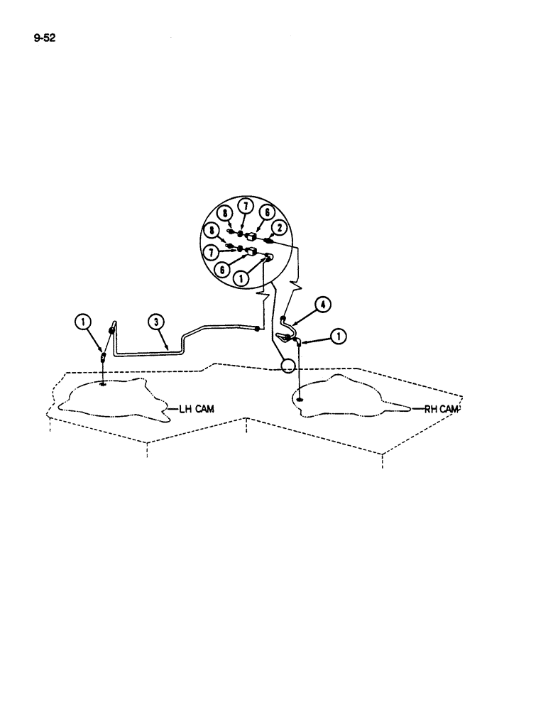 Схема запчастей Case IH 1844 - (9-052) - CAM LUBRICATION (13) - PICKING SYSTEM