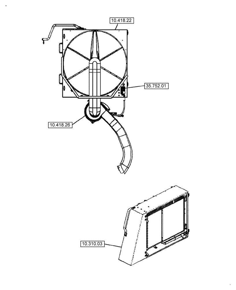 Схема запчастей Case IH 2588 - (10.000.00[02]) - SECTION INDEX - ENGINE - ROTARY SCREEN (10) - ENGINE