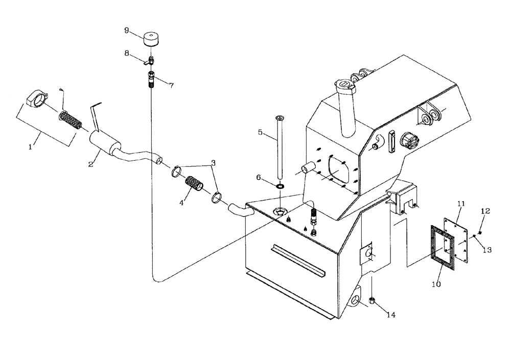 Схема запчастей Case IH AUSTOFT - (C01-03) - FUEL TANK AND FITTINGS Engine & Engine Attachments