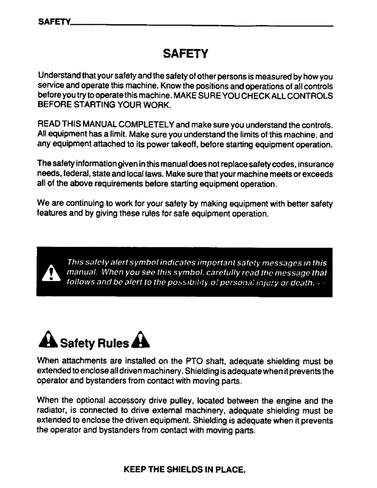 Схема запчастей Case IH 6590TA - (006) - SAFETY 