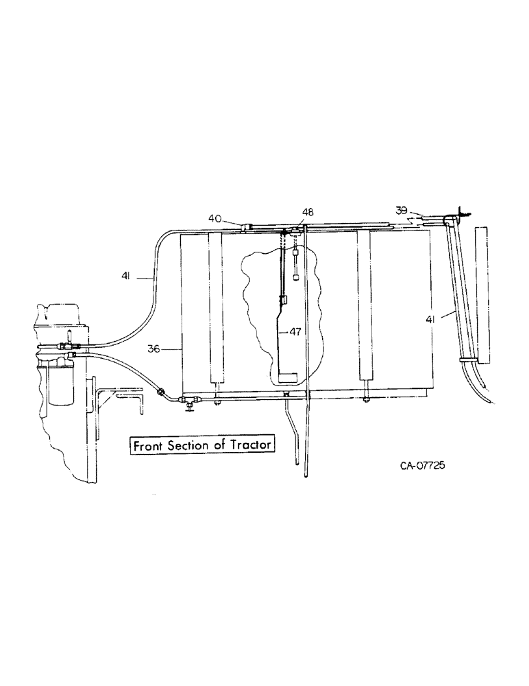 Схема запчастей Case IH 6388 - (12-06) - POWER, AUXILIARY FUEL TANK ATTACHMENT Power