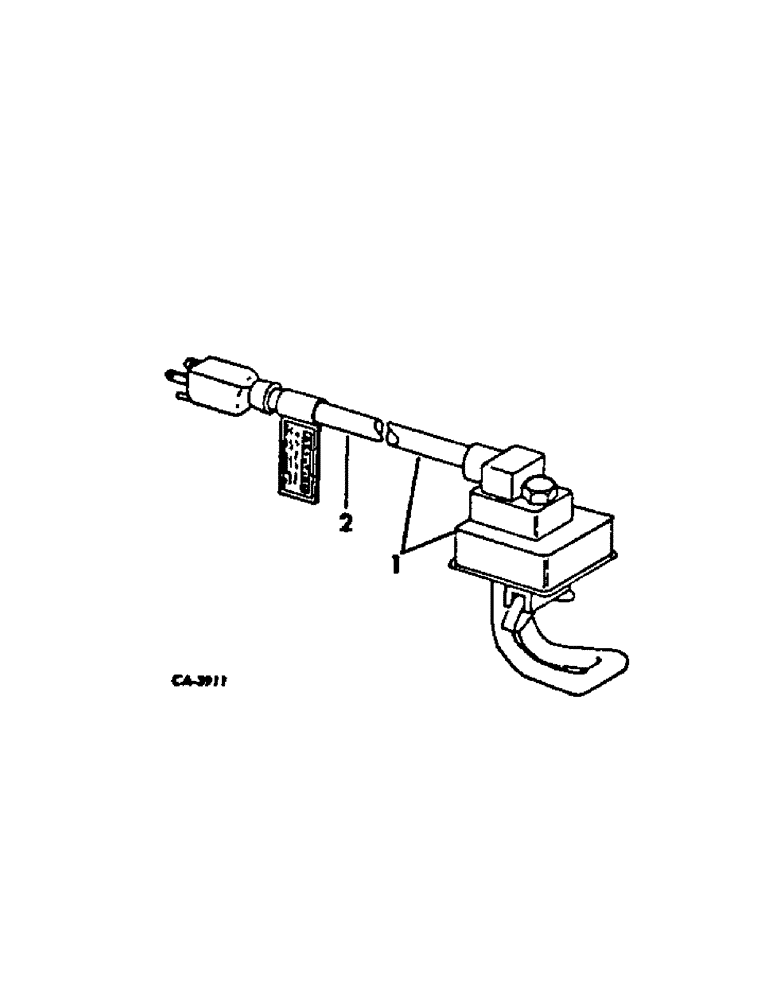 Схема запчастей Case IH 6788 - (12-10[A]) - CRANKCASE WATER HEATER Power