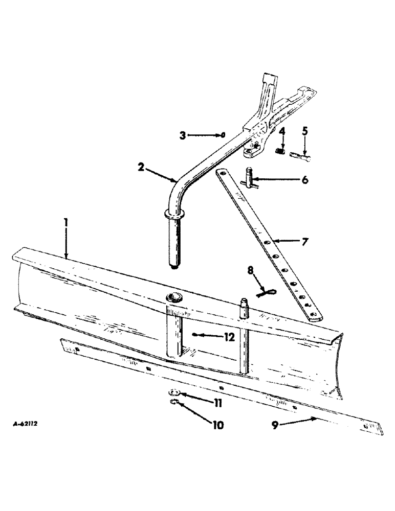 Схема запчастей Case IH 100 - (H-2) - MAIN FRAME AND BLADE - 100 BLADE 