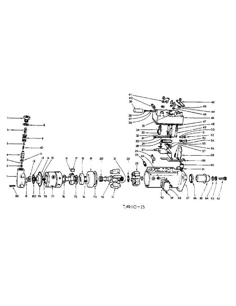 Схема запчастей Case IH 276 - (6-52) - HIGH ALTITUDE FUEL INJECTION PUMP ATTACHMENT (03) - FUEL SYSTEM