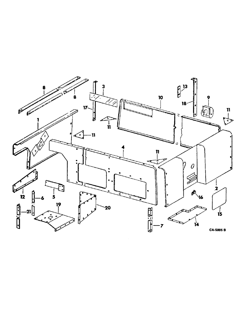 Схема запчастей Case IH 915 - (26-11) - GRAIN TANK, GRAIN TANK LEVELING, STANDARD FOR GRAIN AND CORN Grain Tank