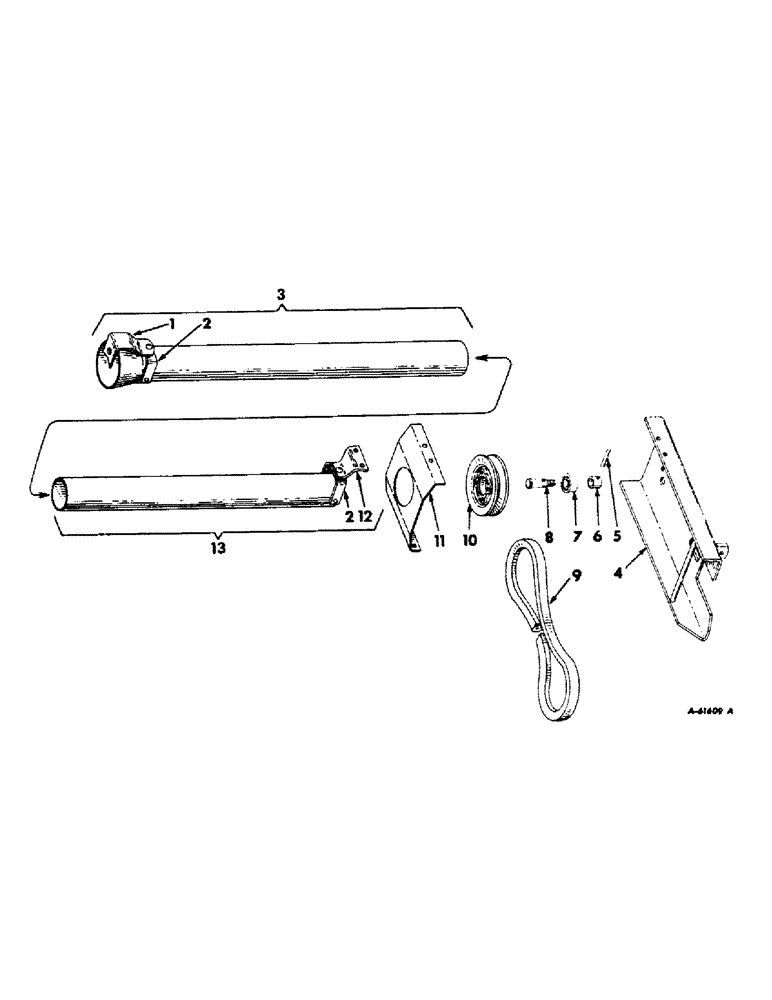 Схема запчастей Case IH 3110 - (N-07) - FRONT POWER DRIVE, HYDRAULIC 