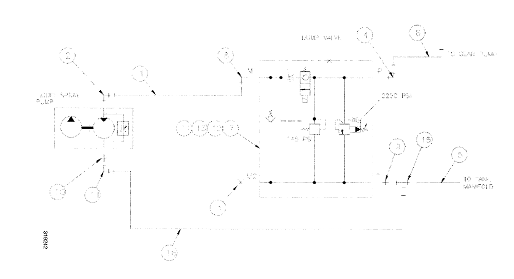 Схема запчастей Case IH SPX3200 - (06-030) - PRODUCT PUMP GROUP, HYDRAULIC (78) - SPRAYING