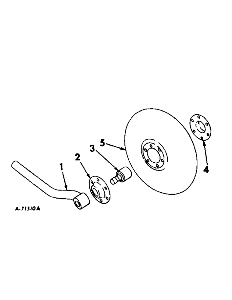 Схема запчастей Case IH 670 - (AH-5) - DISK WEEDER 