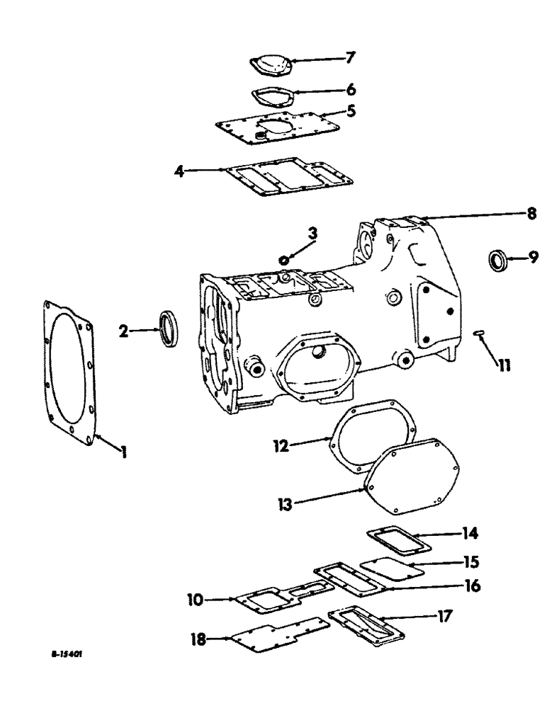 Схема запчастей Case IH 656 - (A-06) - CHASSIS, RADIATOR AND SHEET METAL, CLUTCH HOUSING AND COVERS, GEAR DRIVE TRACTORS Chassis, Radiator & Sheet Metal