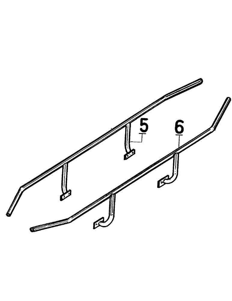 Схема запчастей Case IH 7700 - (A01-06) - MAINFRAME, GUARDRAILS, 7700 Mainframe & Functioning Components