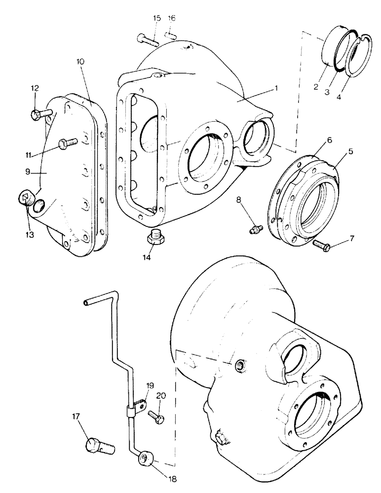 Схема запчастей Case IH 995 - (D01-1) - FINAL DRIVE, FINAL DRIVE REDUCTION CASE AND COVERS Final Drive Reductions