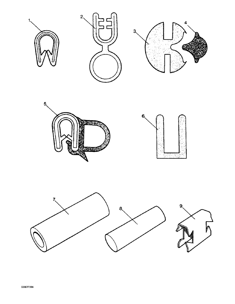 Схема запчастей Case IH 885N - (9-70) - CAB FINISHING PARTS, ALL MODELS WITH CLAD DB WEATHERFRAME (09) - CHASSIS/ATTACHMENTS