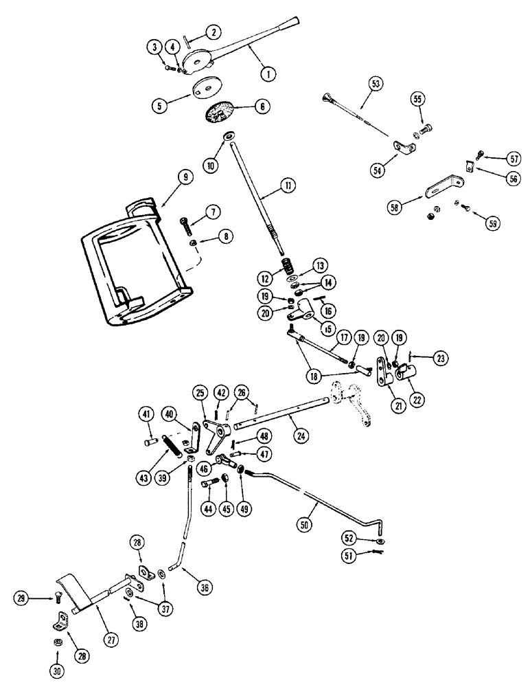 Схема запчастей Case IH M570AT - (024) - THROTTLE LINKAGE, (159) SPARK IGNITION ENGINE (03) - FUEL SYSTEM