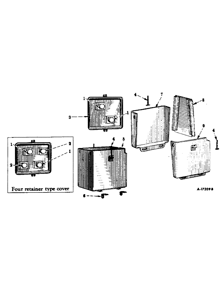 Схема запчастей Case IH FARMALL C - (086) - ELECTRICAL SYSTEM, BATTERY BOX (06) - ELECTRICAL SYSTEMS