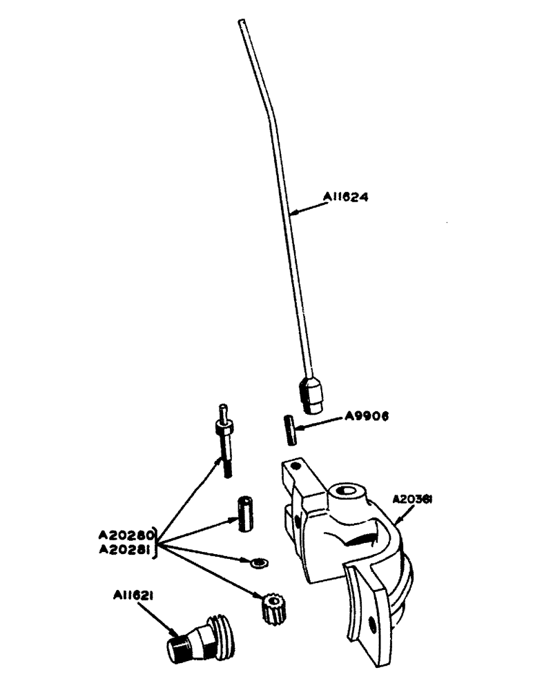 Схема запчастей Case IH 700 - (122) - SPEEDOMETER DRIVE (06) - POWER TRAIN