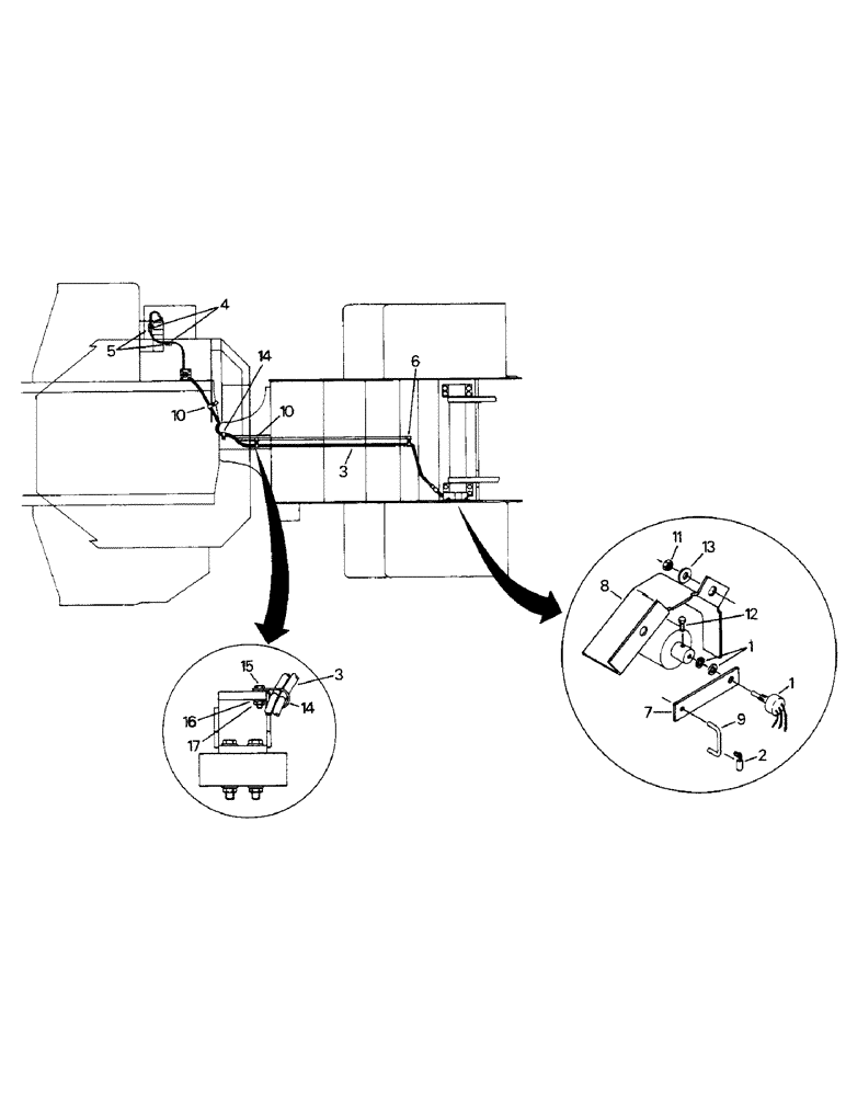 Схема запчастей Case IH 9110 - (10-07) - THREE POINT HARNESS AND CONTROLS Options & Miscellaneous