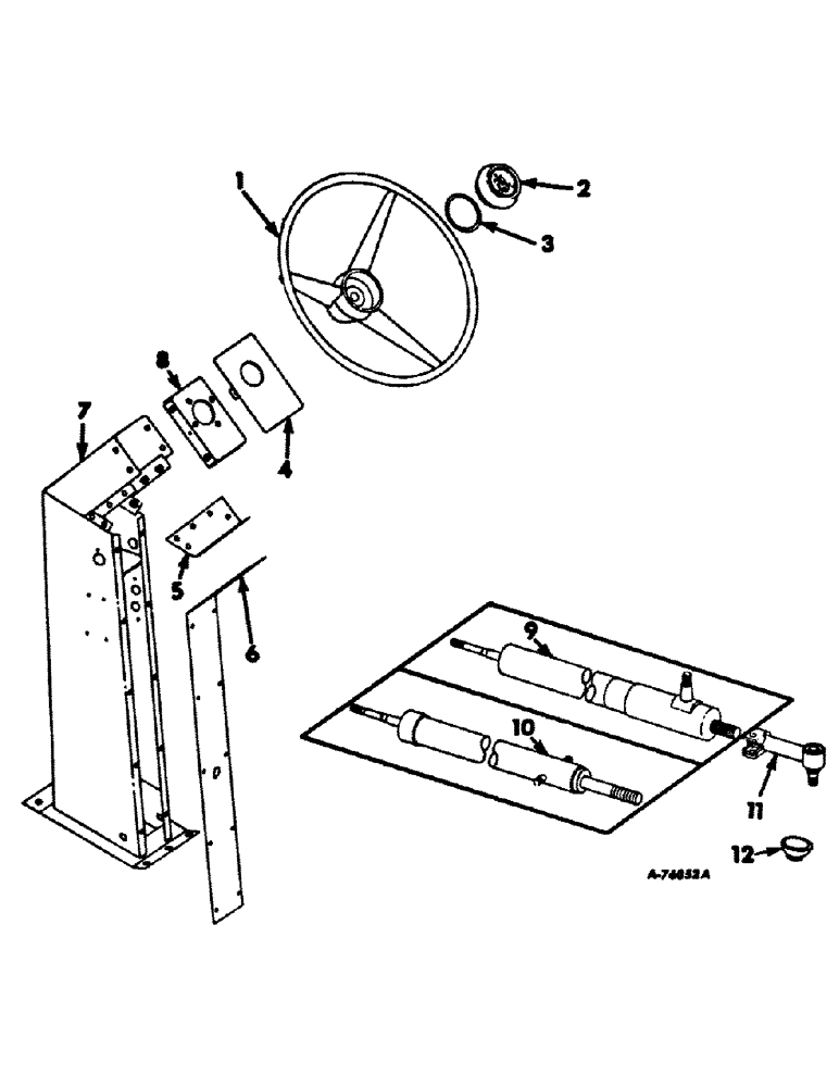 Схема запчастей Case IH 403 - (092) - STEERING (41) - STEERING