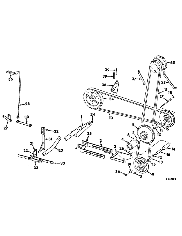 Схема запчастей Case IH 315 - (R-31) - SEPARATOR, PROPULSION DRIVE Separation