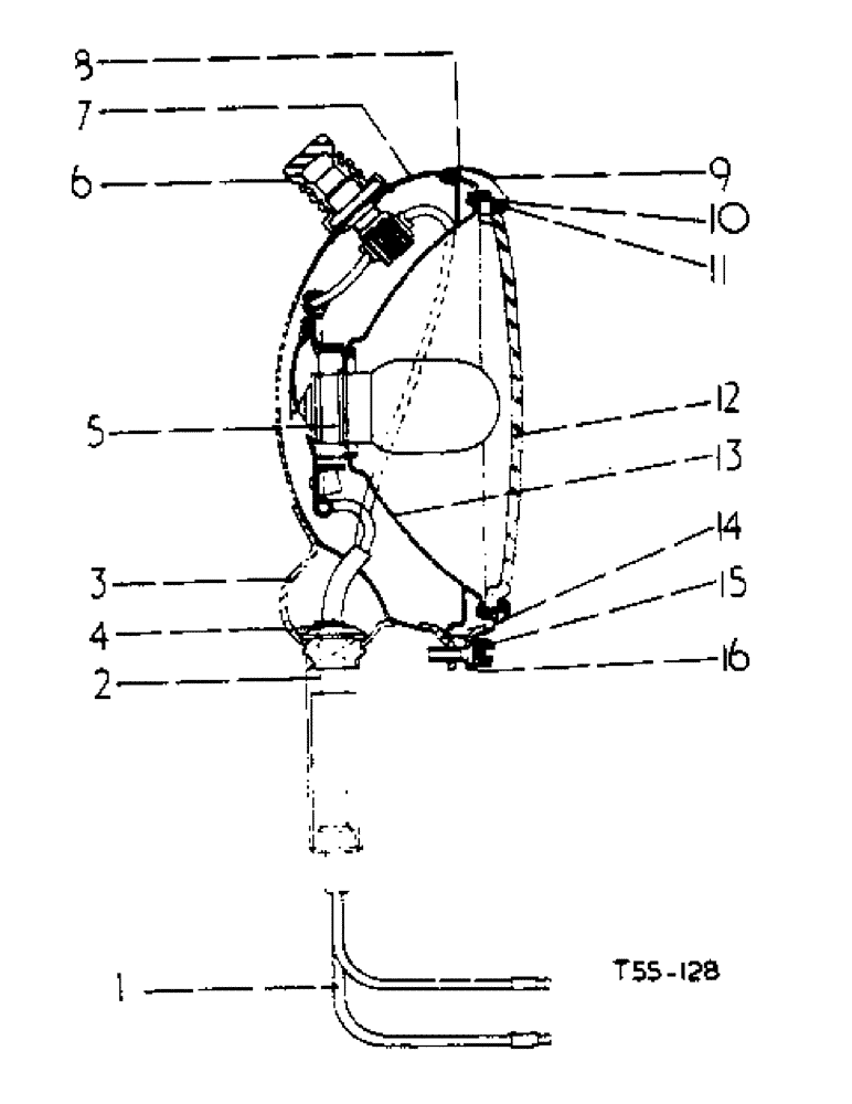 Схема запчастей Case IH 276 - (3-23) - PLOUGH LAMP (04) - ELECTRICAL SYSTEMS