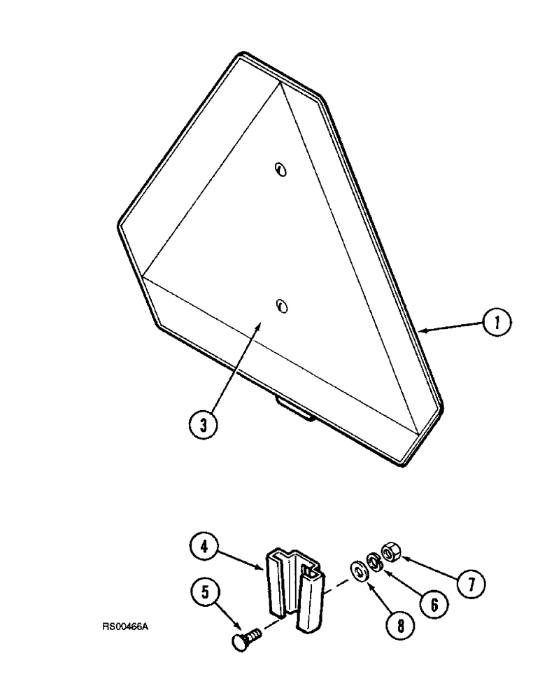 Схема запчастей Case IH 3800 - (9-32) - SMV EMBLEM (09) - CHASSIS/ATTACHMENTS