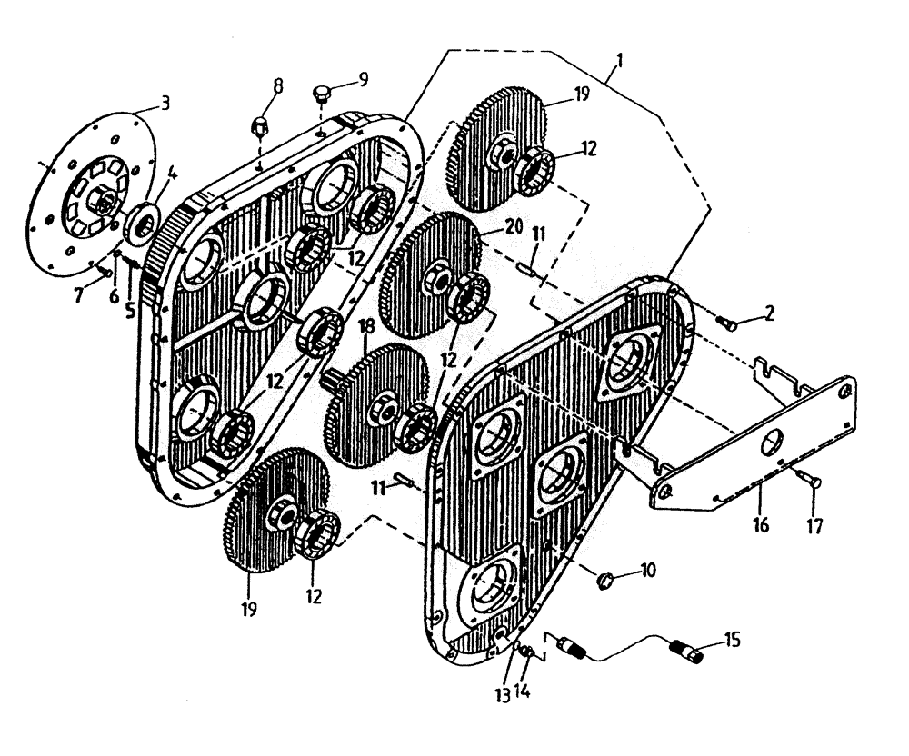Схема запчастей Case IH 7000 - (C04-05) - VARIABLE EXTRACTION (PRIMARY) (108) Engine & Engine Attachments