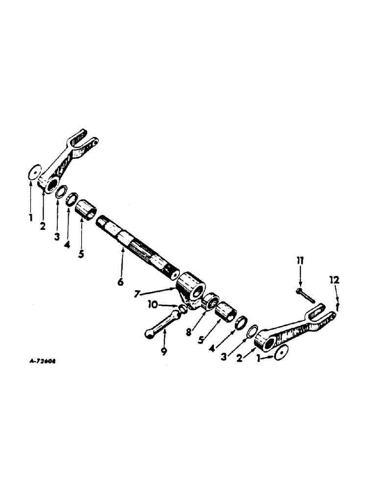 Схема запчастей Case IH 444 - (F-11) - HYDRAULICS SYSTEM, LIFT ARMS AND ROCKSHAFT (07) - HYDRAULIC SYSTEM