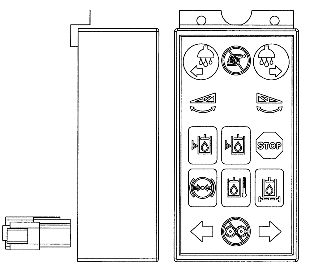 Схема запчастей Case IH FLX4510 - (01-042) - INSTRUMENT LAMP CLUSTER MODULE, LIQUID (10) - CAB