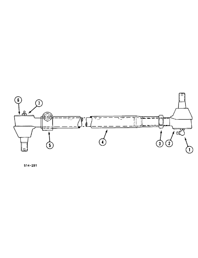 Схема запчастей Case IH 248 - (5-326) - TIE ROD (06) - POWER TRAIN