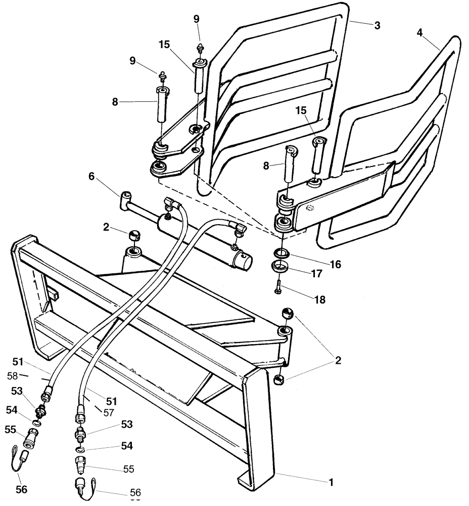 Схема запчастей Case IH L720 - (82.300.AQ[09]) - VAR - 717476006 - UNIGRIP 130 (82) - FRONT LOADER & BUCKET