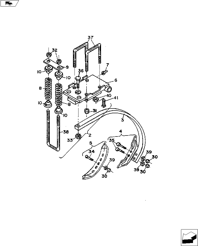 Схема запчастей Case IH CHIZZL CHAMP - (75.200.02) - 29" SPRING SHANK ASSM (75) - SOIL PREPARATION