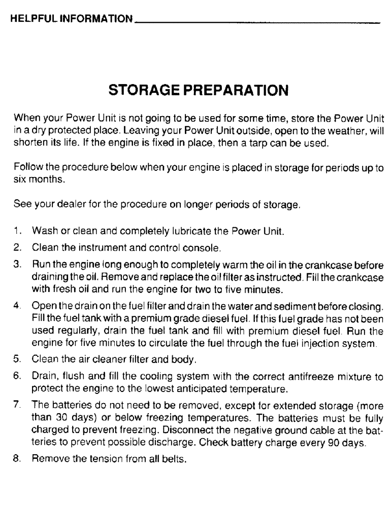Схема запчастей Case IH 4390 - (045) - HELPFUL INFORMATION 