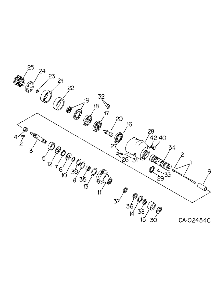 Схема запчастей Case IH 1586 - (10-16) - HYDRAULIC, HYDROSTATIC POWER STEERING HAND PUMP (07) - HYDRAULICS