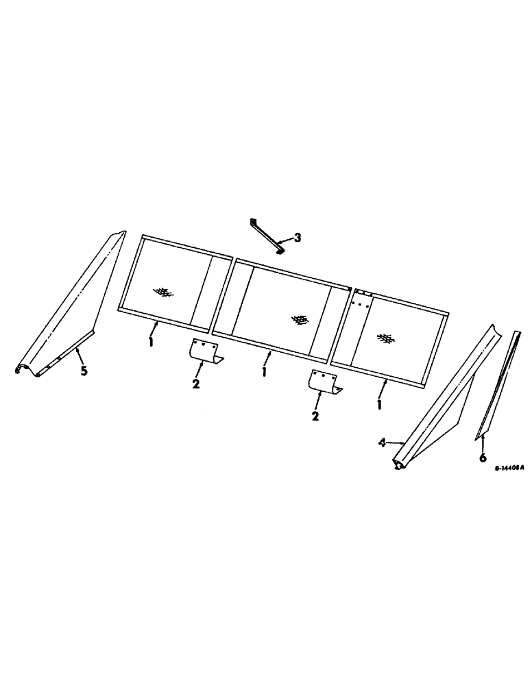 Схема запчастей Case IH 630N - (G-23) - GATHERER EXTENSION (58) - ATTACHMENTS/HEADERS