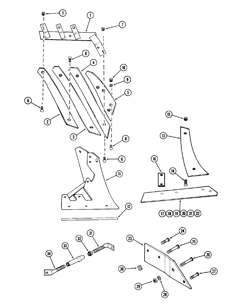 Схема запчастей Case IH 400-SERIES - (50) - BOTTOM, 18 INCH, SLAT 