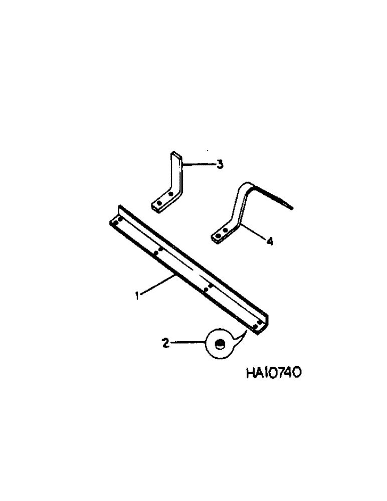 Схема запчастей Case IH 60 - (A-17[A]) - TRASH BAR, 15 FOOT 