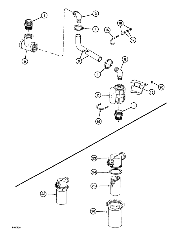 Схема запчастей Case IH 2022 - (9B-16) - QUICK FILL ATTACHMENT, 2022 COTTON PICKER (14) - WATER SYSTEM