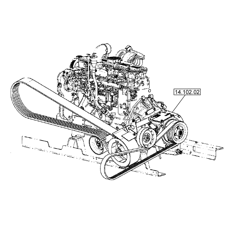 Схема запчастей Case IH 8230 - (14.000.00) - SECTION INDEX - LIVE PTO (14) - MAIN GEARBOX & DRIVE