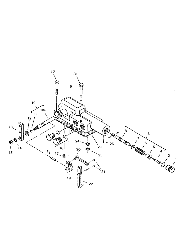 Схема запчастей Case IH 7000 - (B03-04) - HYDRAULICS, PUMP, DISPLACEMENT CONTROL Hydraulic Components & Circuits