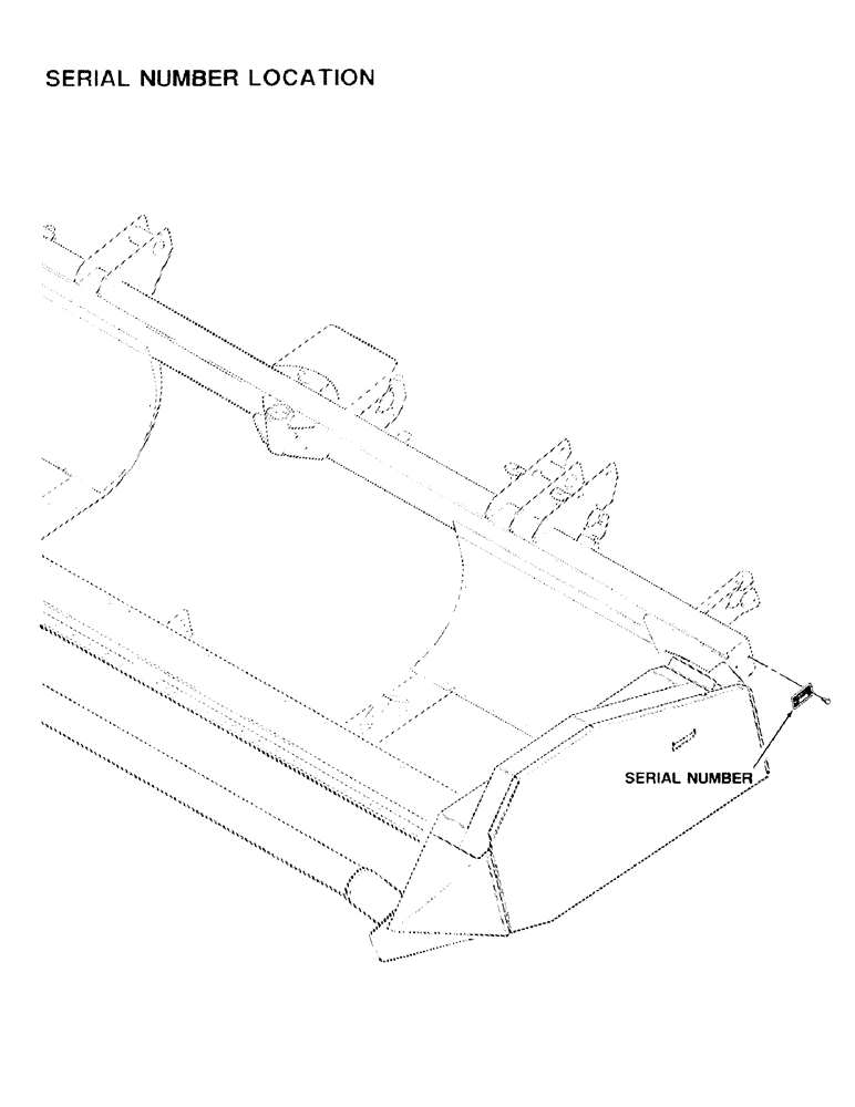 Схема запчастей Case IH 8820 - (1-2) - SERIAL NUMBER LOCATION (00) - PICTORIAL INDEX