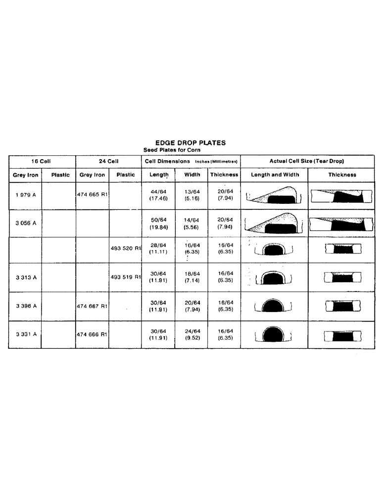Схема запчастей Case IH 800 - (01-04) - SEED PLATES (09) - CHASSIS/ATTACHMENTS